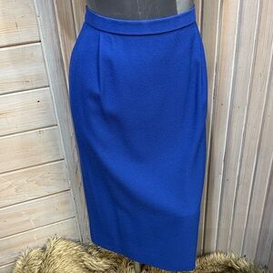 Pendleton Cobalt Blue Pencil Skirt